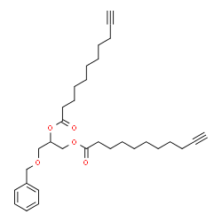 ChemSpider 2D Image | 3-(Benzyloxy)-1,2-propanediyl bis(10-undecynoate) | C32H46O5