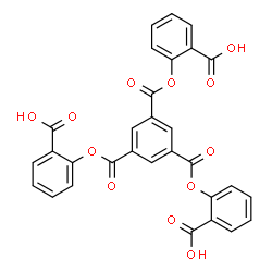 ChemSpider 2D Image | 2,2',2''-[Benzene-1,3,5-triyltris(carbonyloxy)]tribenzoic acid | C30H18O12
