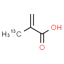 ChemSpider 2D Image | 2-(~13~C)Methylacrylic acid | C313CH6O2