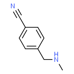 ChemSpider 2D Image | 4-[(Methylamino)methyl]benzonitrile | C9H10N2