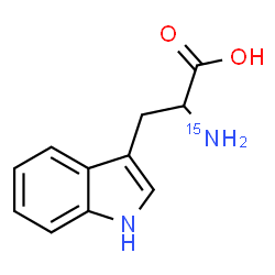 ChemSpider 2D Image | (N-~15~N)Tryptophan | C11H12N15NO2