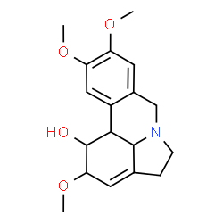 ChemSpider 2D Image | 2,9,10-Trimethoxy-3,12-didehydrogalanthan-1-ol | C18H23NO4
