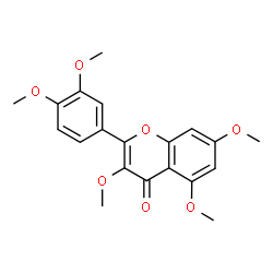 ChemSpider 2D Image | Penta-O-methylquercitin | C20H20O7