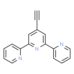 ChemSpider 2D Image | 4'-Ethynyl-2,2':6',2''-terpyridine | C17H11N3