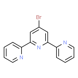 ChemSpider 2D Image | 4'-Brom-2,2':6',2''-terpyridin | C15H10BrN3