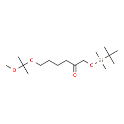 ChemSpider 2D Image | 3,3,12,12,13,13-Hexamethyl-2,4,11-trioxa-12-silatetradecan-9-one | C16H34O4Si