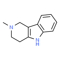 ChemSpider 2D Image | 2-methyl-1H,3H,4H,5H-pyrido[4,3-b]indole | C12H14N2