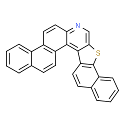 ChemSpider 2D Image | Naphtho[2,1-f]naphtho[2',1':4,5]thieno[2,3-c]quinoline | C27H15NS