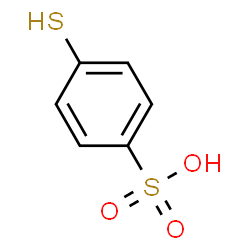 ChemSpider 2D Image | 4-mercaptobenzenesulfonic acid | C6H6O3S2