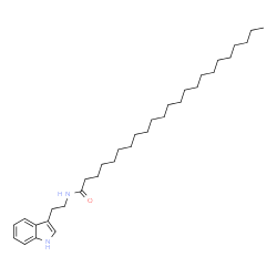 ChemSpider 2D Image | N-[2-(1H-Indol-3-yl)ethyl]tricosanamide | C33H56N2O
