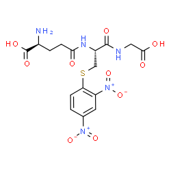 ChemSpider 2D Image | S-(2,4-Dinitrophenyl)glutathione | C16H19N5O10S