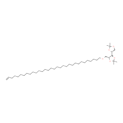 ChemSpider 2D Image | (4S,4'R,5R)-5-[(31-Dotriaconten-1-yloxy)methyl]-2,2,2',2'-tetramethyl-4,4'-bi-1,3-dioxolane | C43H82O5