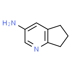 ChemSpider 2D Image | 5H,6H,7H-cyclopenta[b]pyridin-3-amine | C8H10N2