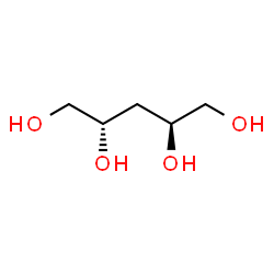 ChemSpider 2D Image | 3-Deoxy-D-threo-pentitol | C5H12O4