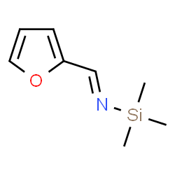 ChemSpider 2D Image | (E)-1-(2-Furyl)-N-(trimethylsilyl)methanimine | C8H13NOSi