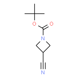 ChemSpider 2D Image | 1-(N-BOC)-3-cyanoazetidine | C9H14N2O2
