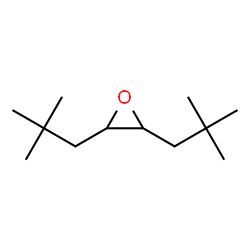 ChemSpider 2D Image | 2,3-Bis(2,2-dimethylpropyl)oxirane | C12H24O