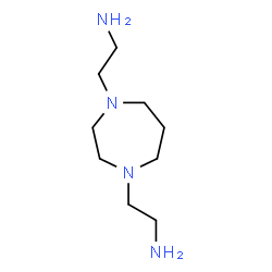 ChemSpider 2D Image | 2,2'-(1,4-Diazepane-1,4-diyl)diethanamine | C9H22N4