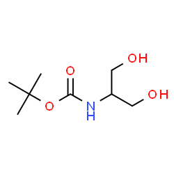 ChemSpider 2D Image | N-Boc-serinol | C8H17NO4
