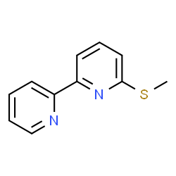 ChemSpider 2D Image | 6-Methylthio-2,2'-bipyridine | C11H10N2S
