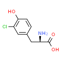 ChemSpider 2D Image | 3-Chlorotyrosine | C9H10ClNO3