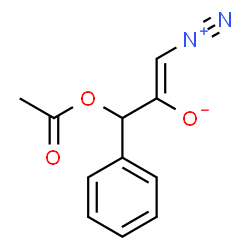 ChemSpider 2D Image | (1Z)-3-Acetoxy-1-diazonio-3-phenyl-1-propen-2-olate | C11H10N2O3
