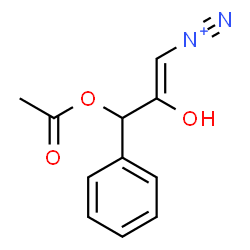 ChemSpider 2D Image | (1Z)-3-Acetoxy-2-hydroxy-3-phenyl-1-propene-1-diazonium | C11H11N2O3