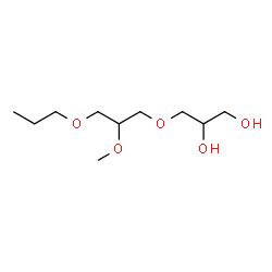 ChemSpider 2D Image | 3-(2-Methoxy-3-propoxypropoxy)-1,2-propanediol | C10H22O5