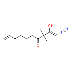ChemSpider 2D Image | (1Z)-2-Hydroxy-3,3-dimethyl-4-oxo-1,9-decadiene-1-diazonium | C12H19N2O2