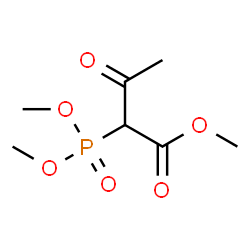 ChemSpider 2D Image | Methyl 2-(dimethoxyphosphoryl)-3-oxobutanoate | C7H13O6P