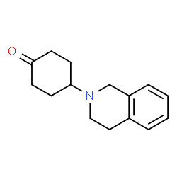 ChemSpider 2D Image | 4-(3,4-Dihydro-2(1H)-isoquinolinyl)cyclohexanone | C15H19NO