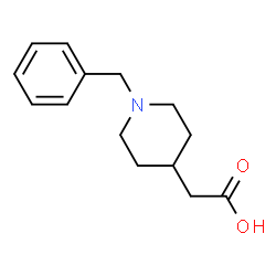 ChemSpider 2D Image | 1-Benzyl-4-piperidine aceticacid | C14H19NO2