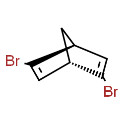 ChemSpider 2D Image | (1S,4S)-2,5-Dibromobicyclo[2.2.1]hepta-2,5-diene | C7H6Br2