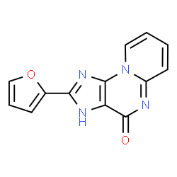 ChemSpider 2D Image | 2-(2-Furyl)pyrido[2,1-b]purin-4(3H)-one | C13H8N4O2