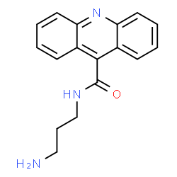 ChemSpider 2D Image | N-(3-Aminopropyl)-9-acridinecarboxamide | C17H17N3O