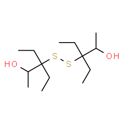 ChemSpider 2D Image | 3,3'-Disulfanediylbis(3-ethyl-2-pentanol) | C14H30O2S2
