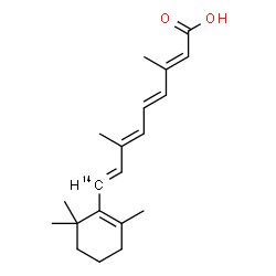 ChemSpider 2D Image | (7-~14~C)Retinoic acid | C1914CH28O2