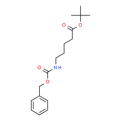 ChemSpider 2D Image | 2-Methyl-2-propanyl 5-{[(benzyloxy)carbonyl]amino}pentanoate | C17H25NO4