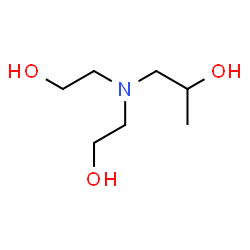 ChemSpider 2D Image | Diethanolisopropanolamine | C7H17NO3