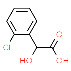 ChemSpider 2D Image | 2-Chloromandelic acid | C8H7ClO3