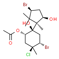 ChemSpider 2D Image | algoane | C17H27Br2ClO4