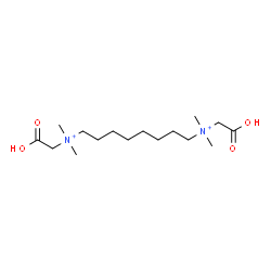ChemSpider 2D Image | N,N'-Bis(carboxymethyl)-N,N,N',N'-tetramethyl-1,8-octanediaminium | C16H34N2O4
