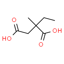 ChemSpider 2D Image | 2-Ethyl-2-methylsuccinic acid | C7H12O4