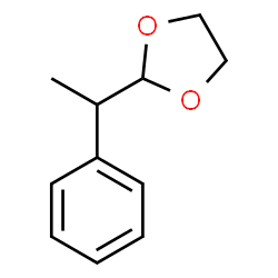 ChemSpider 2D Image | 2-(1-Phenylethyl)-1,3-dioxolane | C11H14O2