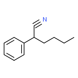ChemSpider 2D Image | 2-Phenylhexanenitrile | C12H15N