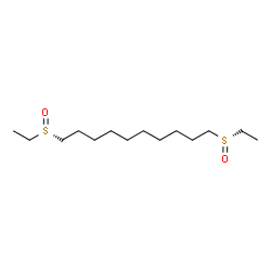 ChemSpider 2D Image | 1,10-Bis[(S)-ethylsulfinyl]decane | C14H30O2S2