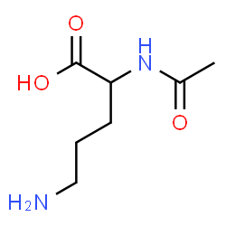 ChemSpider 2D Image | N~2~-Acetylornithine | C7H14N2O3