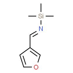 ChemSpider 2D Image | (E)-1-(3-Furyl)-N-(trimethylsilyl)methanimine | C8H13NOSi
