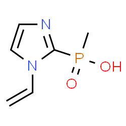 ChemSpider 2D Image | Methyl(1-vinyl-1H-imidazol-2-yl)phosphinic acid | C6H9N2O2P