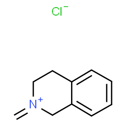 ChemSpider 2D Image | 2-Methylene-1,2,3,4-tetrahydroisoquinolinium chloride | C10H12ClN